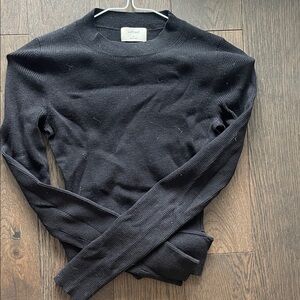 Wilfred Black Crewneck Sweater